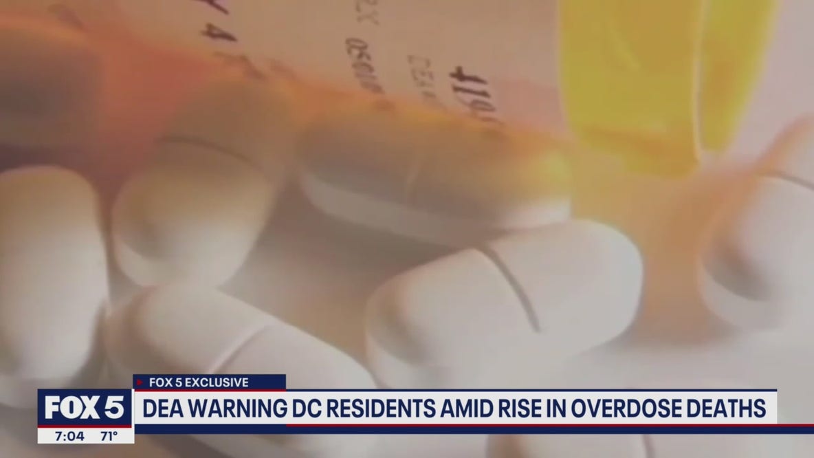 DEA warning DC residents amid rise in overdose deaths